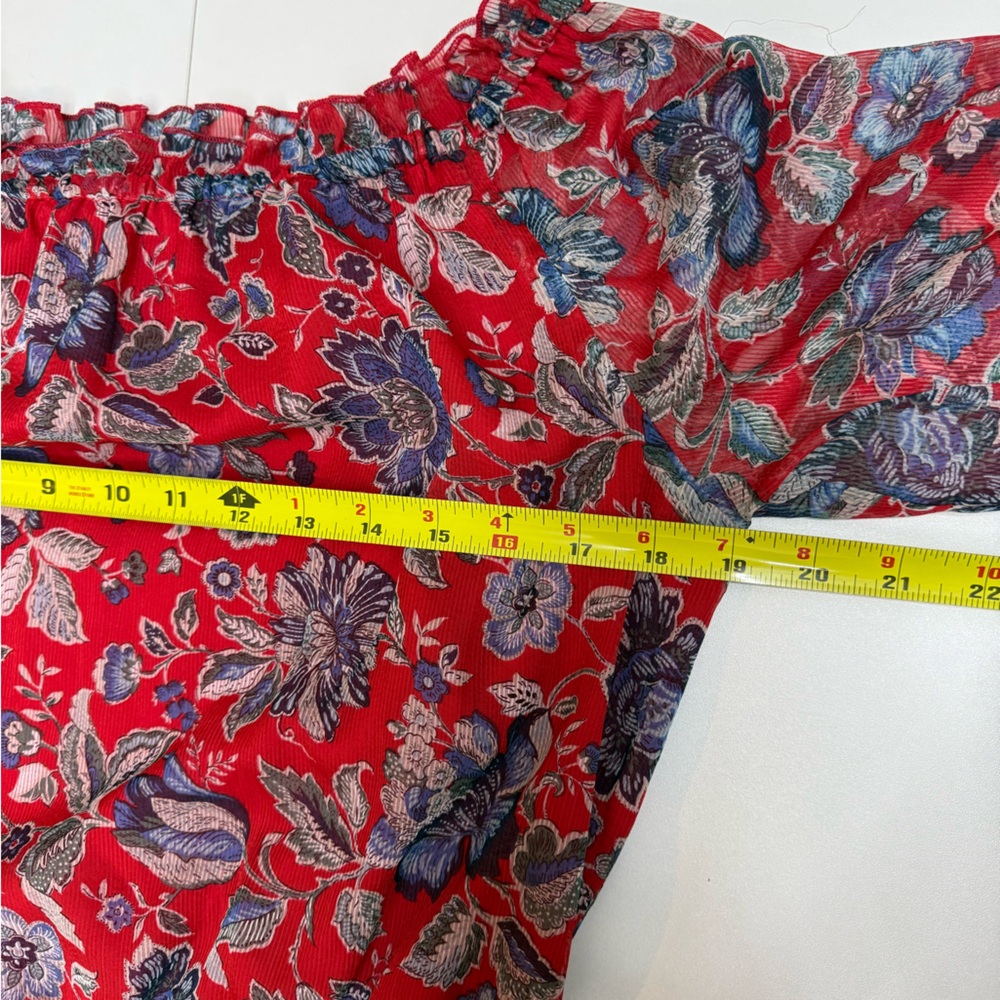 NEW ! AVA & AIDEN Floral Off-Shoulder Summer Beach Dress size L - Picture 6 of 12